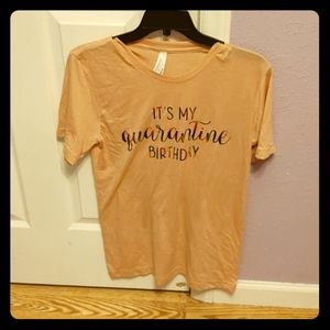 Baby pink CANVAS tee